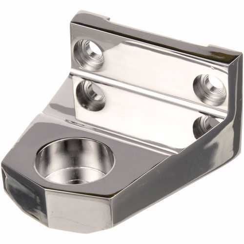 Jade Range 3010400100 Chrome Plated Door Rod Handle Bracket, 1-3/4" X 2-3/4" Base