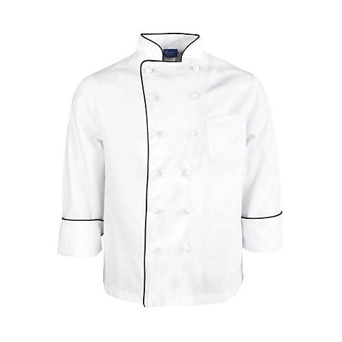 Allpoints 10494XL KNG 4XL Chef Coat Executive, Knot Buttons