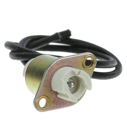 APW 3100801 Socket For Snap-In Elements, 7/8" Dia Panel Hole, Wire 16"