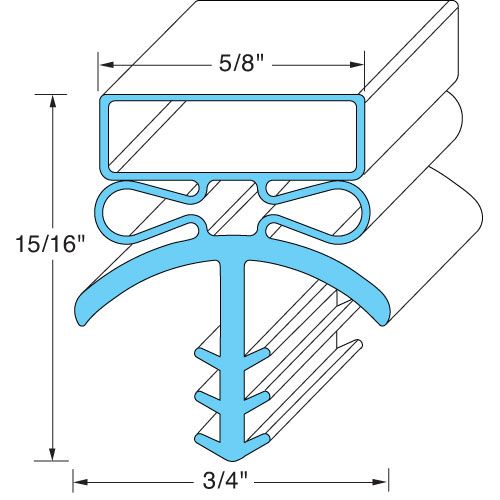 Bally BLRB16545 Door Gasket 