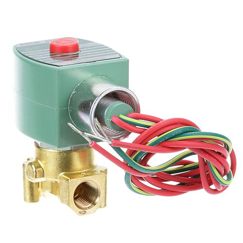 Baxter 01-100V17-00075 1/4" FPT Hot Water Solenid Valve, NC, 110/120V