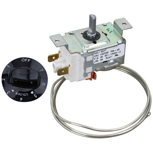 Beverage Air 502-302B Refrigerator Thermostat W/Knob 16-50°F 