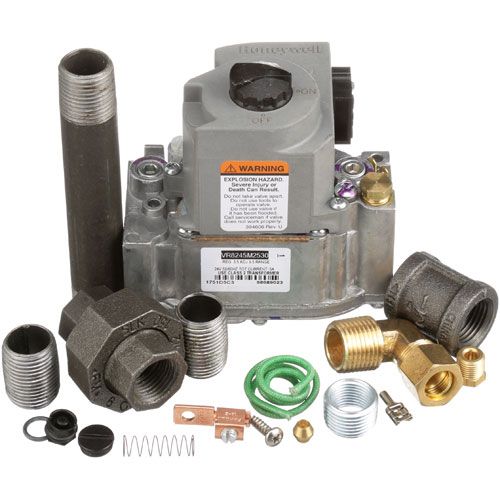 Blodgett 30217 1/2" Natural/LP Gas Safety Valve W/ 1/2" X 5" Pipe Nipple, 1/2" Union and  1/2" Coupling