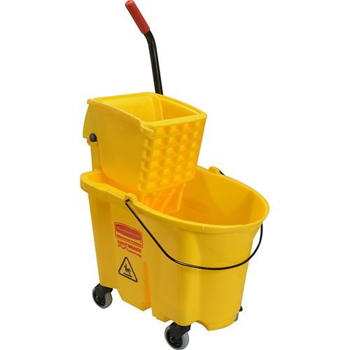 Bucket,Mop, Set, W/Wringer For Rubbermaid - Part# Rbmd758088yel