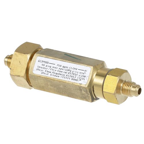 Bunn 37855.0750 strainer/Flow Control 1/4 Flare X 4-1/4