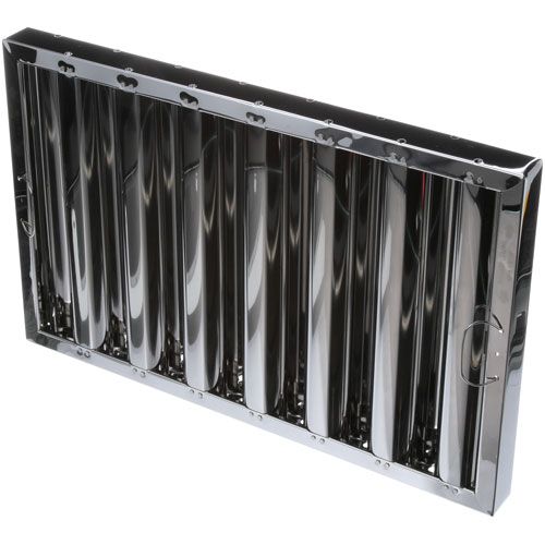 Captiveaire A0012491 S/S Baffle Hood Filter, 16" x 25" x 2" 