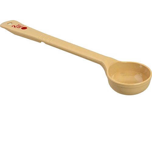 Carlisle Foodservice 4360-06 Portion 2OZ Beige Spoon
