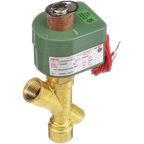 Cleveland FK22221 Steamer Drain Solenoid Valve 250°F 15 PSI 1/2" FPT