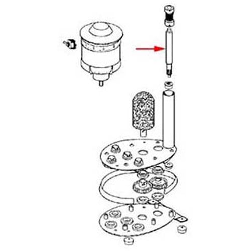 Driveshaft, Glass Washer For Bar Maid - Part# Shf-245