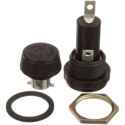 Duke 153200 Fuse Holder 15 AMP, 600V W/ Push-Turn Bayonet Cap