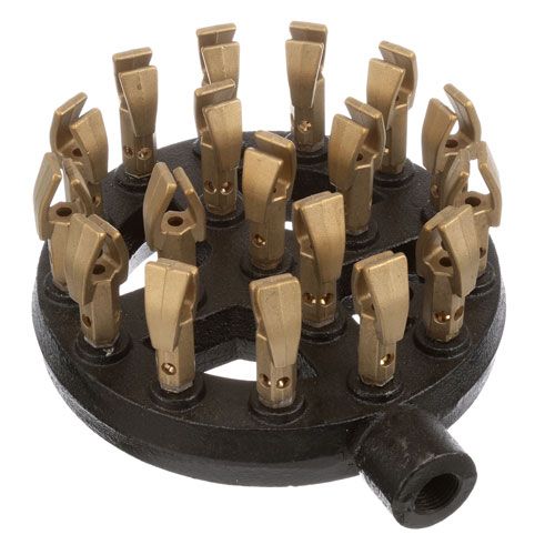 Dynamic Cooking Systems 57057-01 8" DIA JET Burner W/ 18 Duck JETS 