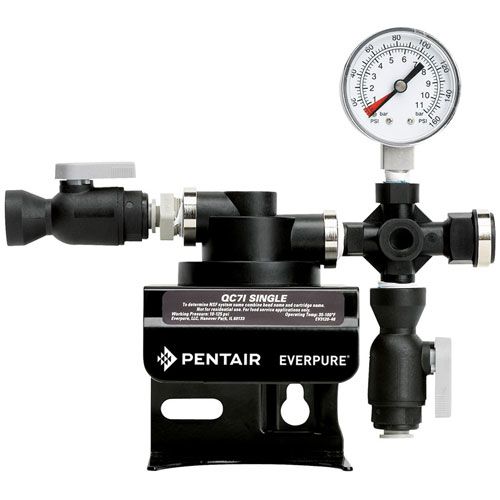 Everpure EV927241 Single Water Filter Head W/ Mounting Bracket and Screws