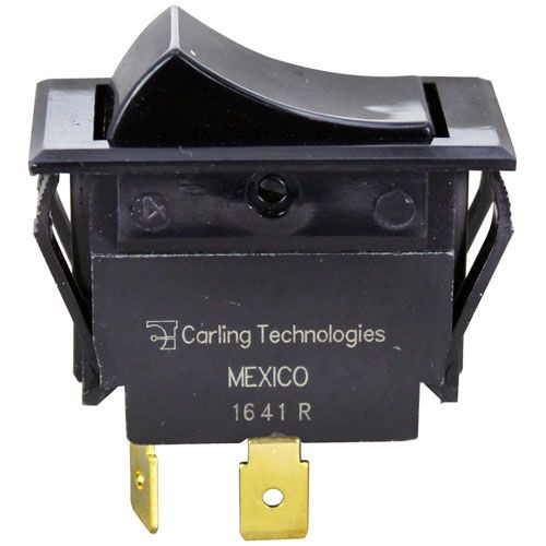 Filtercorp 847-01 SPST Black Rocker Switch, On/off, 7/8" X 1-1/2"