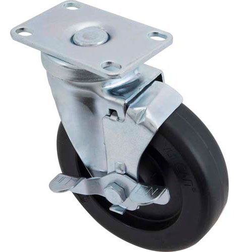 Frymaster 8100357 Medium-duty 5" Plate Caster w/ Brake