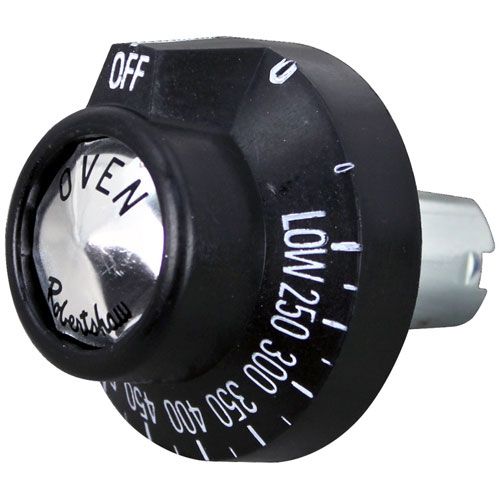 Garland 224022 BJ Thermostat Knob, 1-15/16" DIA, OFF-LOW-250-500F, Mount 11/16", 1-3/16" Protrusion