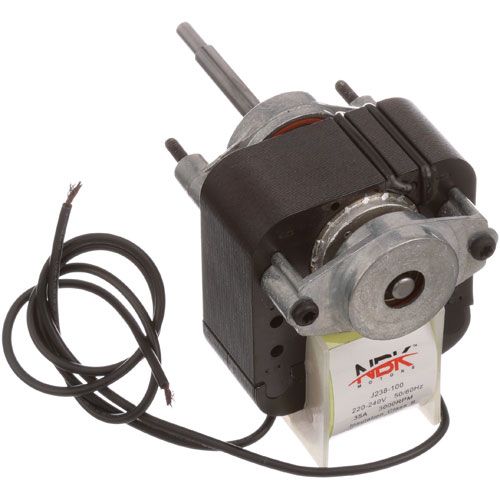 Henny Penny 39183 3/16" X 2" Shaft Blower Motor W/ 12" Leads and 1-1/16" Stack
