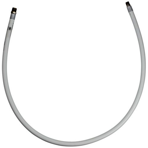 Hunter HF05008 Fryer Filter Grease Hose  5' 3/8" X 1/2" MPT