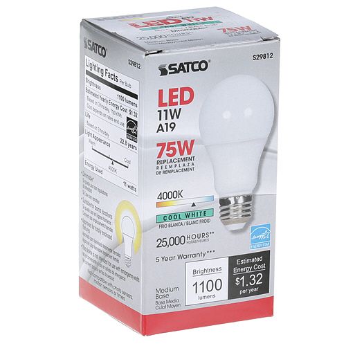 Kason 11802CA0E26 Satco LED Light Bulb