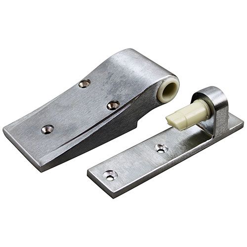 Kolpak 236211075 Brushed Chrome Upper Door Hinge,  7-1/4" OD