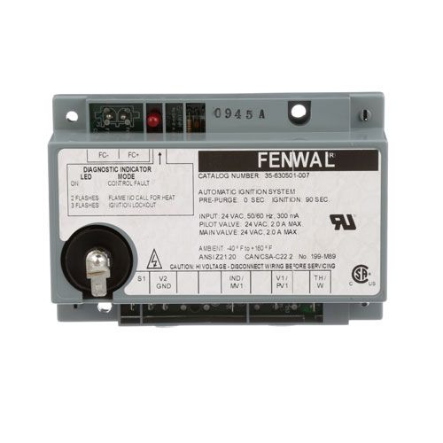 Montague 46771-5 24 VAC Ignition Module W/ 1/4" Spark Tab