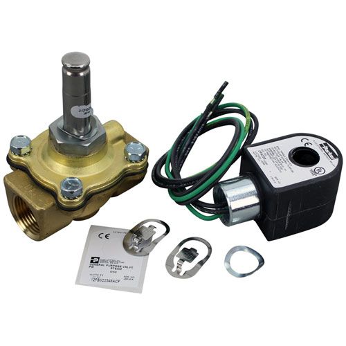 Parker Hannifin 12FS3C2348ACF4C05 3/4" Steam Solenoid Valve, 120V, 300 F