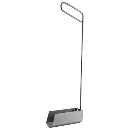 Pitco B7490701 Stainless Steel Fryer Crumb Scoop with Drain Holes, 2" X 6" X 2