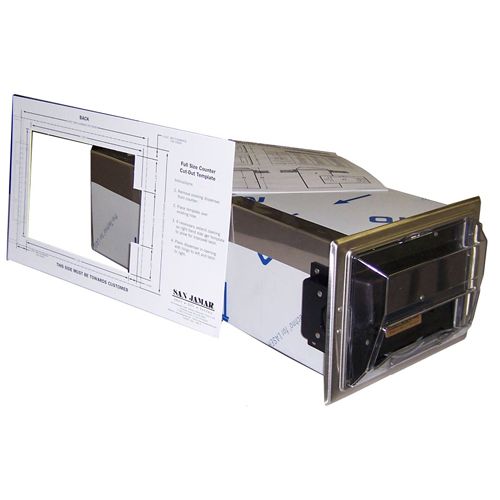 San Jamar H2001CLSS Fullfold S/S Napkin Dispenser Clear Incounter