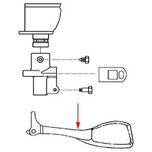 Schaefer 20623 Brass Arm Valve Chrome-Plated  40H - 1/4" ID
