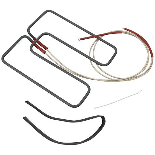 Star Mfg PS-Z1980 Grill Heating Element W/ Ring Terminal Leads & Wire Tie, 10-1/2" X 11-1/2" 120V 