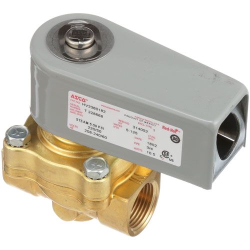 Stero 0P-542816 Dishwashers Solenoid Valve W/ Junction Box, 3/4", 240V