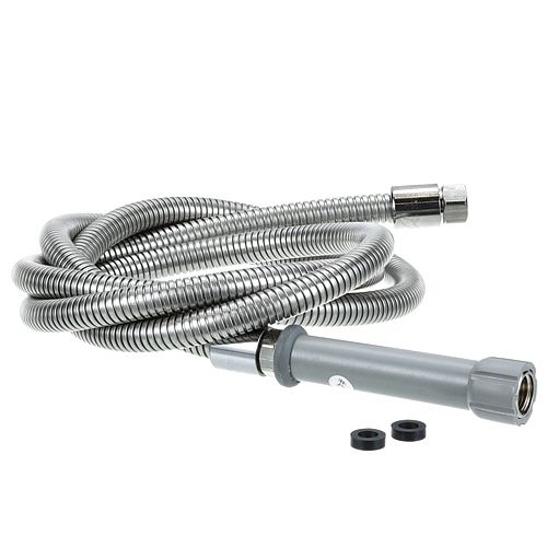 T&S Brass B-0096-H 96" Pre-Rinse Hose W/  8" Gray Handle