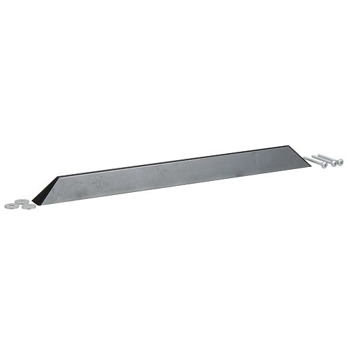 TRUE E830103 Black Plastic Pull Handle 3-1/2" CTRS 12-1/4" LONG, 3 Holes