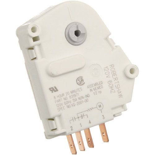 TRUE E831971 DEFROST TIMER W/8Hour, 20Minute,120V, 60HZ