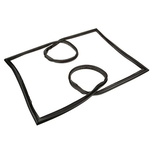 TRUE E912148 4 Sided Black Refrigerator Gasket, 25-3/8"x62-3/4" 