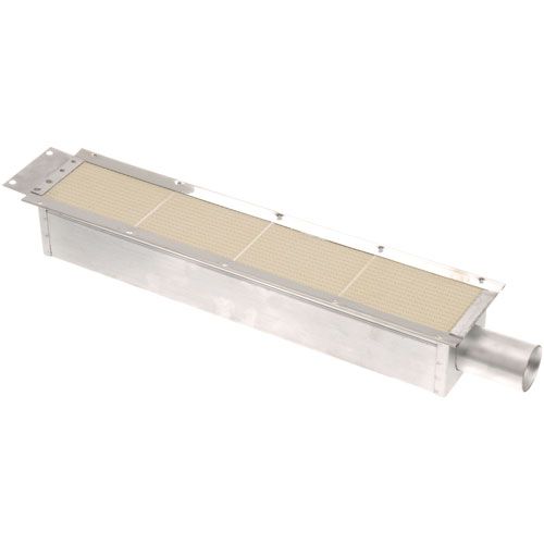 Vulcan Hart 00-414754-00003 Oven Steel Infrared Burner 27" X 5" OD, 22-1/2" X 5" Top, 21-1/4" X 3-1/2" 