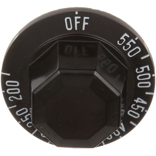 Vulcan Hart 00-921686 Oven Thermostat Knob, Off/550-200, 2" DIA