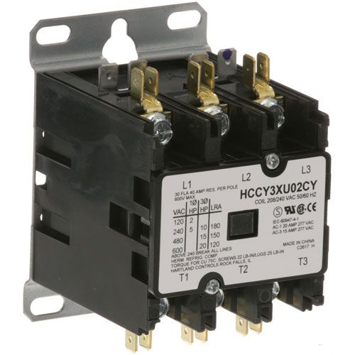 Vulcan Hart 411497-000C5 Contactor 3Pole 30/40A 208/240V