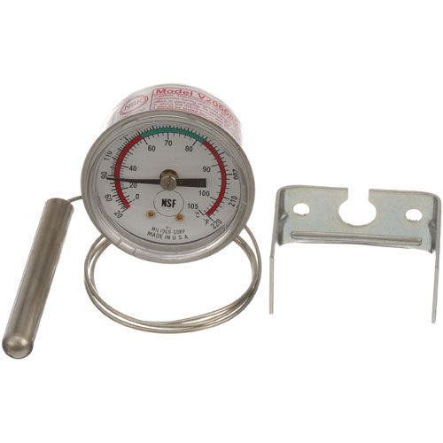 Vulcan Hart 960736 2" Dial Temperature Gauge W/0.26" X 2.5" Blub, Green 140°F-180°F