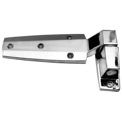 Vulcan Hart VH430900-1-5 5-1/2" X 10" OD Reversible Cam Rise Lift Off Hinge Full Offset Polished Chrome