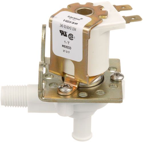 Wells 66529 food Warmer Solenoid Valve W/ 1/4" MPT x 3/8" Hose Connector 240V