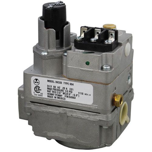 White Rodgers 36C03 TYPE 604 Fryer Nat Gas Valve 24V 