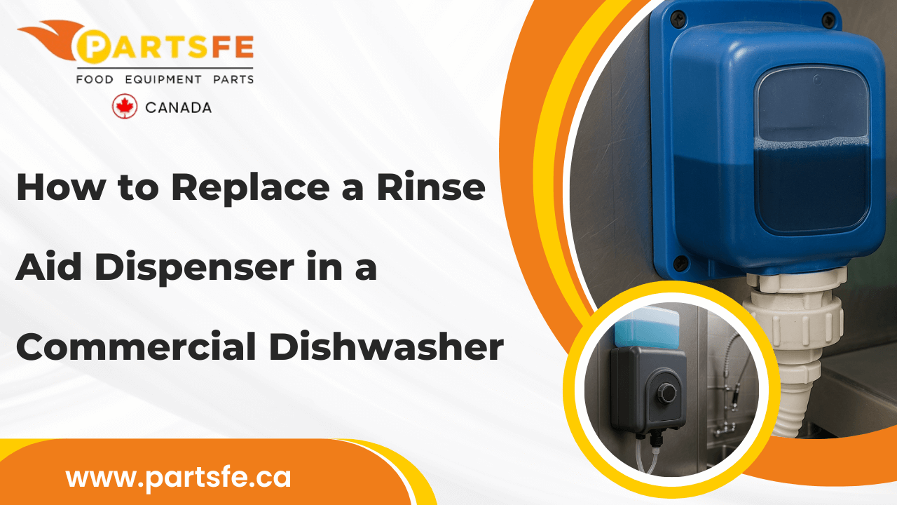 How to Replace a Rinse Aid Dispenser in a Commercial Dishwasher-PartsFeCa