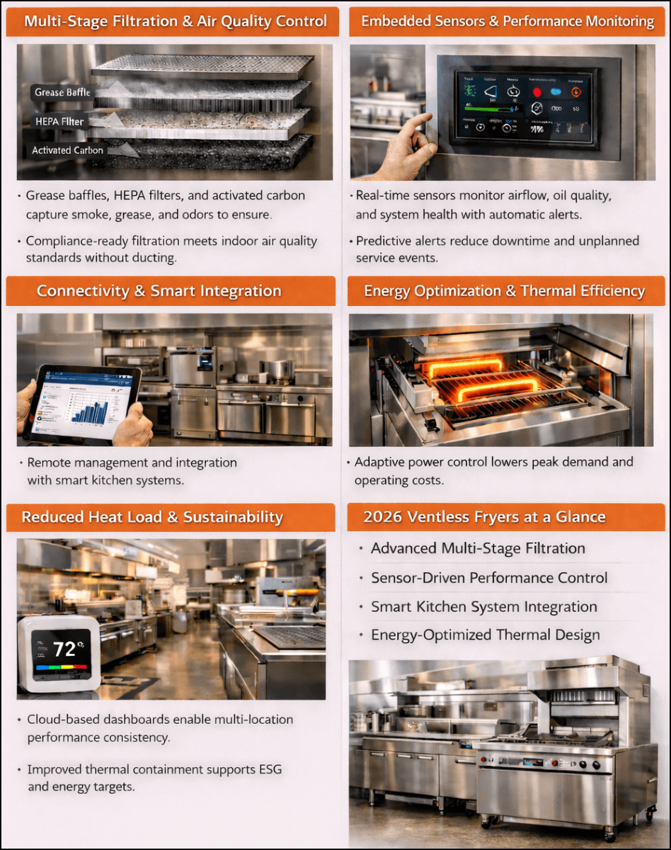 Key Technological Innovations Driving Ventless Fryers in 2026_PartsFe CA