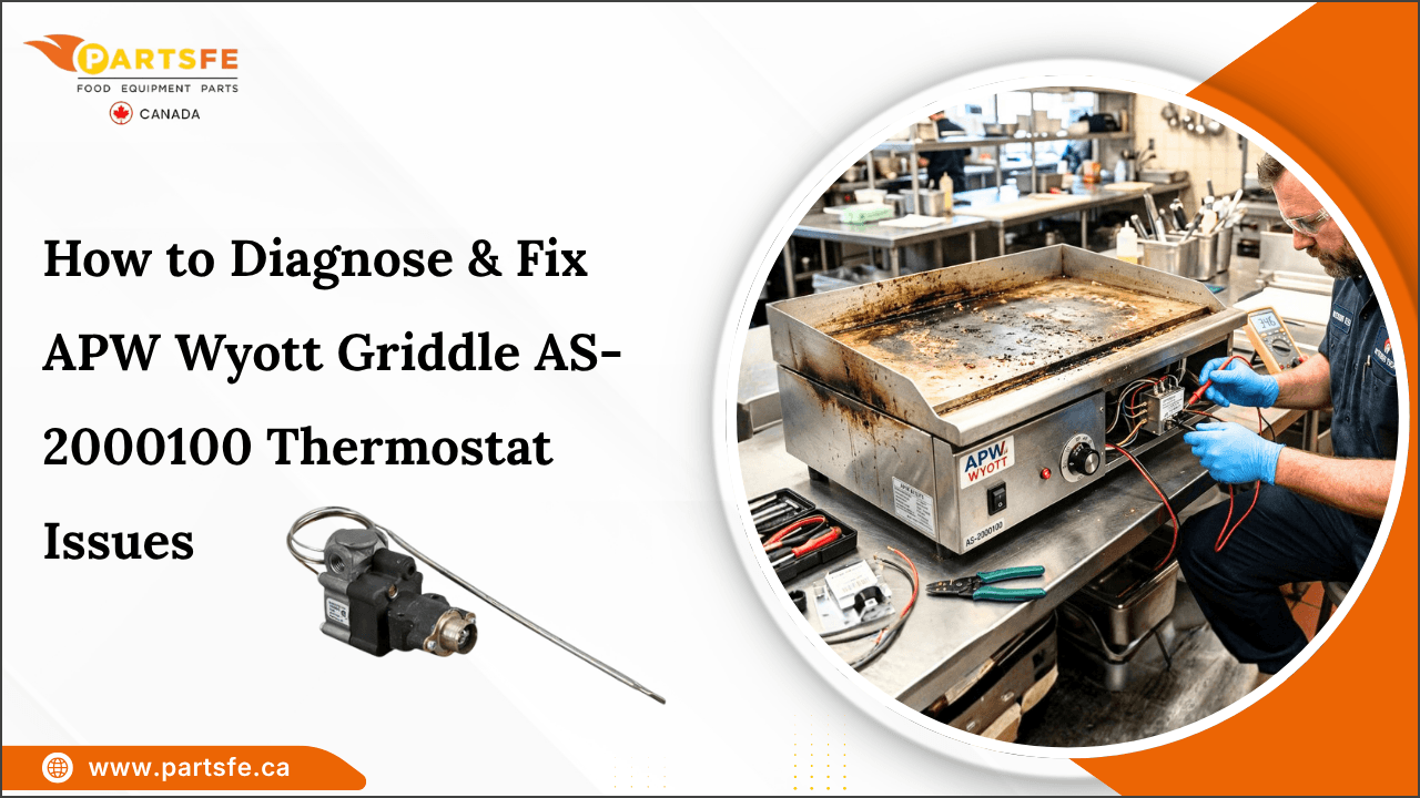 How to Diagnose & Fix APW Wyott Griddle AS-2000100 Thermostat Issues
