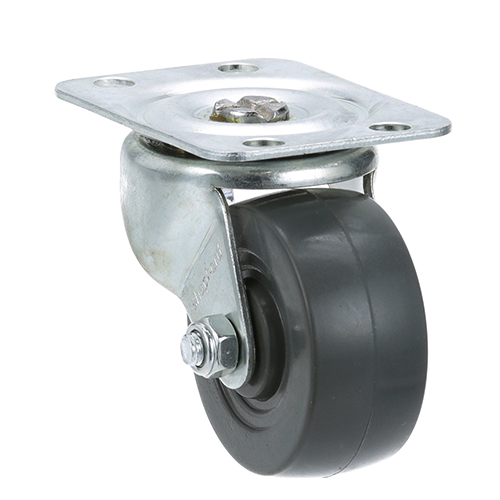 Hatco R04.17.180 2" X 3/4" Plate Mount Swivel Caster W/o Break, 100 LB Load Capacity