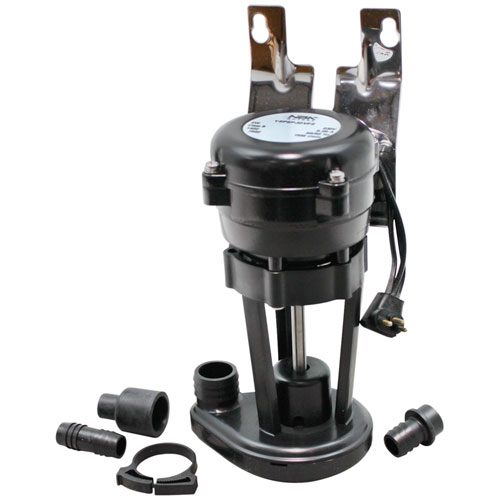 Manitowoc 84-8077-3 Water Pump W/ Hose Connections, 1" & 5/8" OD