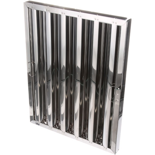 Component Hardware Group FS50-2520HD 25X20 S/S Baffle Hood Filter, Type 6