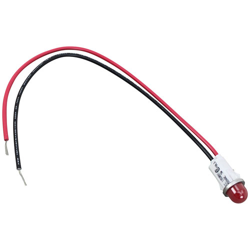 Garland 1006499 1/2" Red Dome Signal Light W/ 10" Leads