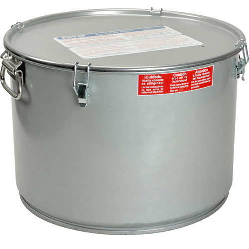 Miroil 60L Grease Bucket & Oil Filter Pot W/Lid