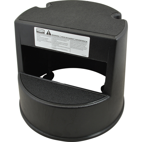 Rubbermaid FG252300BLA Two Step Stool Black